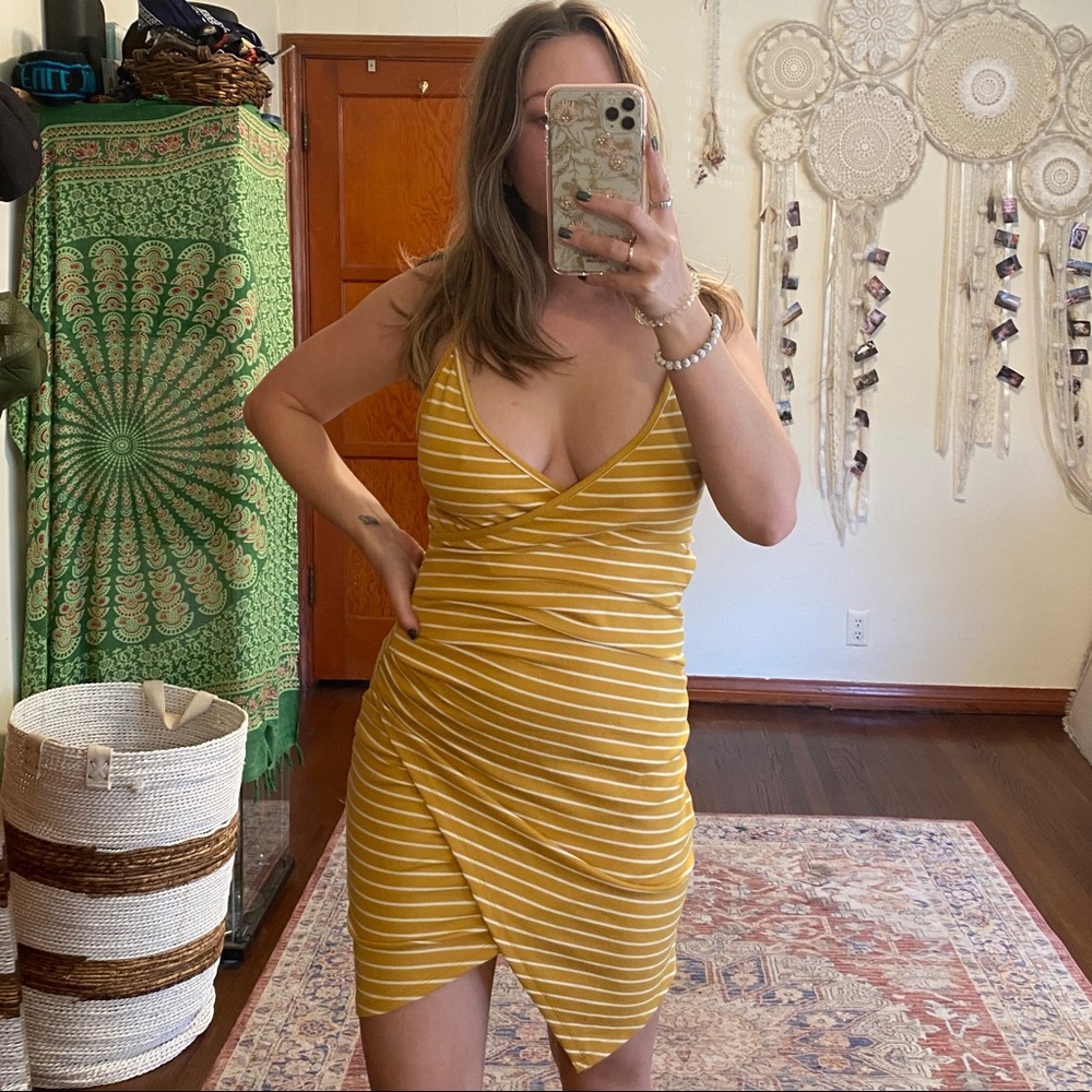 Yellow sun dress